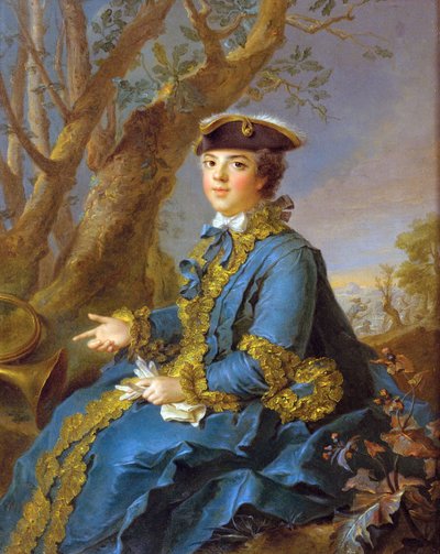 Ritratto di Luisa Elisabetta di Francia, Duchessa di Parma (1727-1759) da Jean Marc Nattier