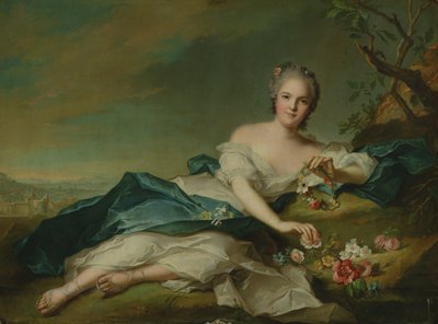Ritratto di Henrietta in Flora, 1742 da Jean Marc Nattier