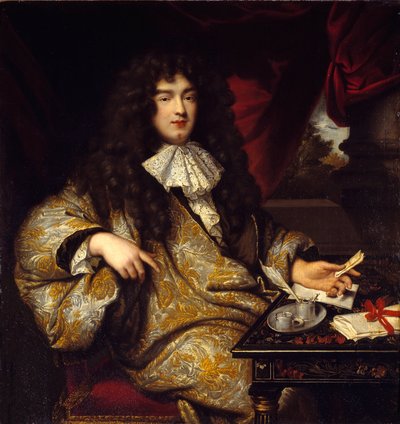 Ritratto di Jean Baptiste Colbert, signore Marchese di Seignelay, ministro della marina, figlio di Colbert da Jean Marc Nattier