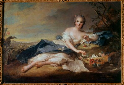 Ritratto di Madame Henriette di Francia (1727-1752) in Flore, figlia di Luigi XV da Jean Marc Nattier