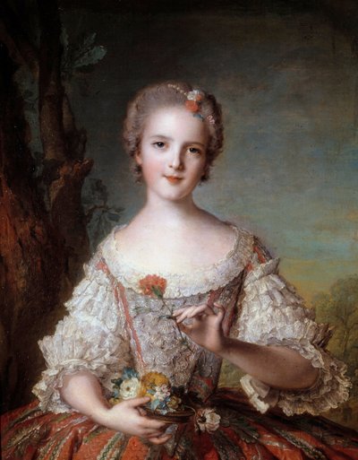 Ritratto di Madame Louise di Francia (1737-1787) figlia del re Luigi XV da Jean Marc Nattier
