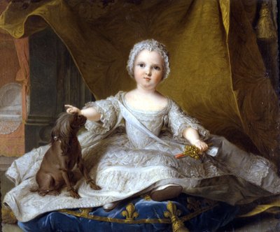 Ritratto di Madame Maria Zeffirina - Dipinto di Jean Marc Nattier. 1751 - Galleria degli Uffizi, Firenze da Jean Marc Nattier