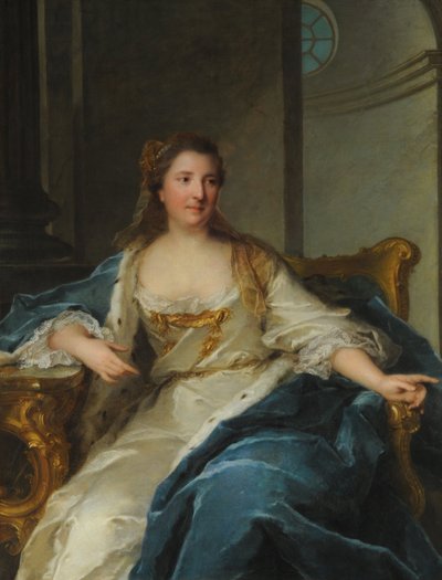 Ritratto della Principessa Carolina di Hesse-Rheinfels-Rotenburg, prima metà del XVIII sec. da Jean Marc Nattier