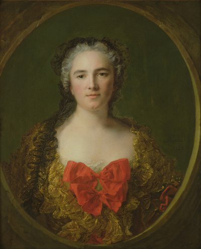 Ritratto presunto di Louise-Elisabeth de La Chastre, Marchesa di Dreux-Breze, 1749 da Jean Marc Nattier