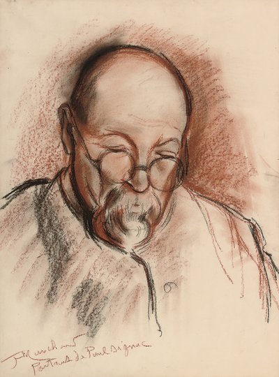 Ritratto di Paul Signac da Jean Marchand