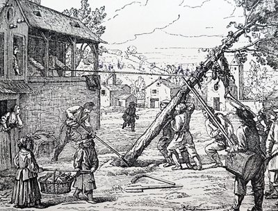 La piantagione del palo di maggio da Jean Mariette