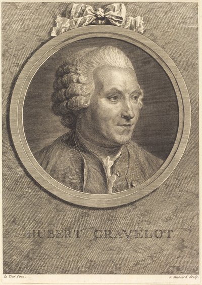 Hubert Gravelot da Jean Massard after Maurice Quentin de La Tour
