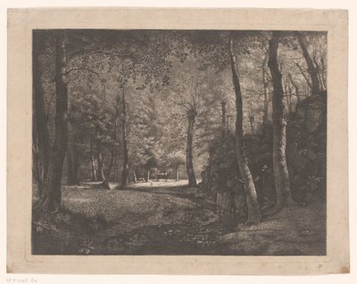 Pastorella nel bosco di Rochecardon da Jean Michel Grobon