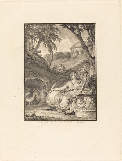 Frontespizio: Dizionario di musica da Jean Michel Moreau