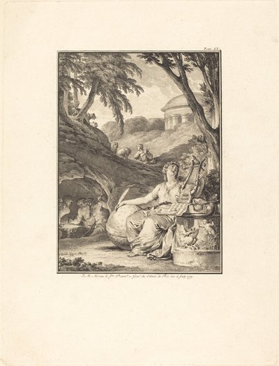 Frontespizio: Dictionnaire de musique da Jean Michel Moreau