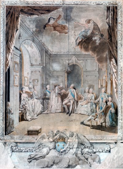 Mme Louise che saluta suo Figlio da Jean Michel the Younger Moreau