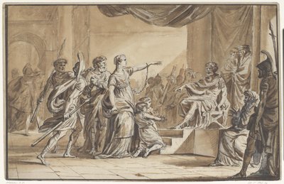 Sabino ed Epponina condannati da Vespasiano da Jean Michel Moreau
