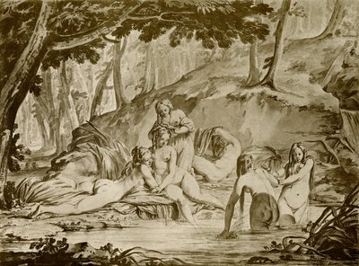 Ninfe al bagno da Jean Michel the Younger Moreau
