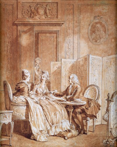 La Dichiarazione di Gravidanza da Jean Michel the Younger Moreau