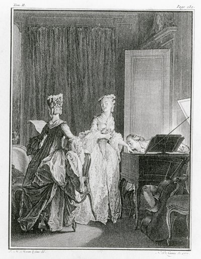 Il Clavicembalo, illustrazione da 