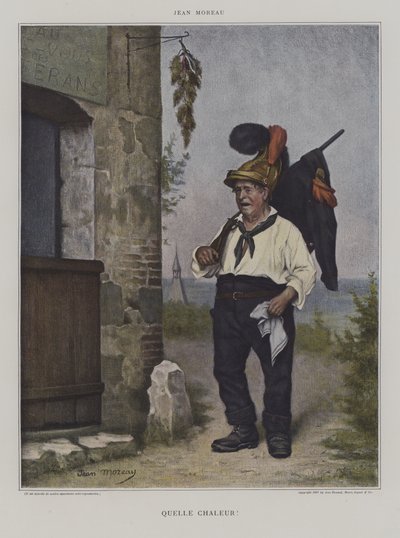 Quelle Chaleur (Che Caldo) da Jean Michel the Younger (after) Moreau