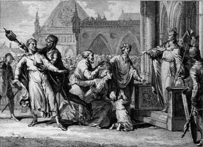 Dagoberto I (602/605-638), re dei Franchi, cerca di affermare l