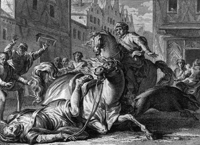 Morte di Filippo di Francia (1116-1131), Parigi da Jean Michel the Younger Moreau