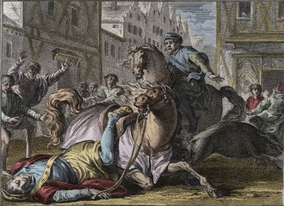 Morte di Filippo di Francia (1116-1131), Parigi da Jean Michel the Younger Moreau