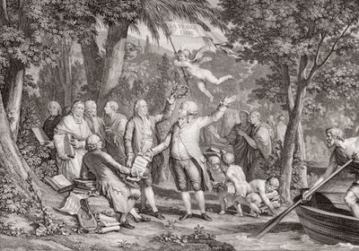 Mirabeau (Honoré Gabriel Riqueti, conte di Mirabeau) da Jean Michel the Younger Moreau