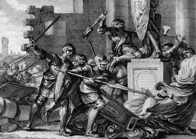 Guerra contro i Sassoni, 772: distruzione del tempio e dell