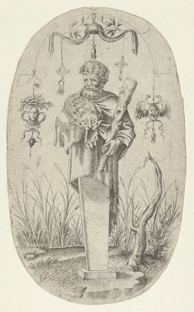 Ercole con la sua clava da Jean Mignon