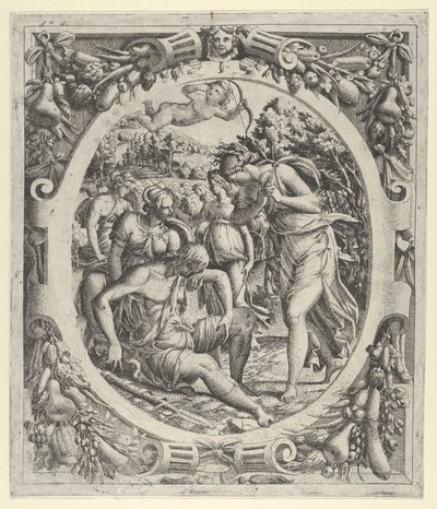 La Morte di Adone, 1535-55 da Jean Mignon