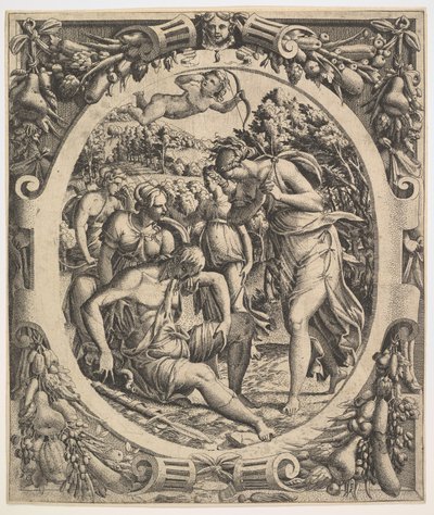 La Morte di Adone da Jean Mignon