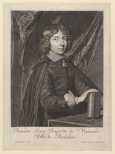 Amador Jean-Baptiste de Vignerod, abate di Richelieu da Jean Morin