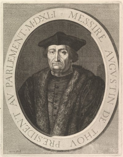Augustin de Thou, presidente al Parlamento da Jean Morin