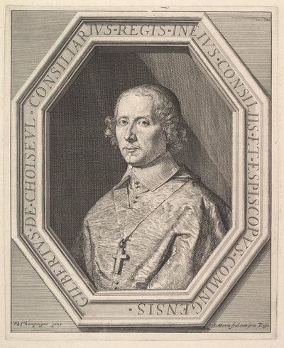Gilbert de Choiseul-Praslin, vescovo di Comminges da Jean Morin