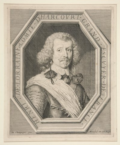 Henri de Lorraine, Conte di Harcourt, chiamato Cadet la Perle (1601-1666) da Jean Morin