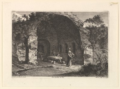La Caffarella o Grotta di Egeria da Jean Morin