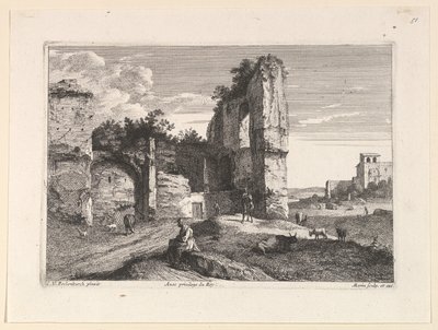 La vecchia donna seduta da Jean Morin