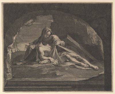 La Vierge au sepulcre da Jean Morin