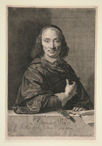 Ritratto di Antonius Vitre da Jean Morin