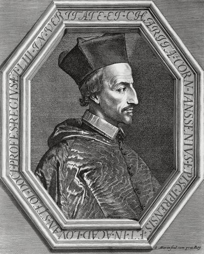 Ritratto di Corneille Janssens (Cornelius Jansen) da Jean Morin
