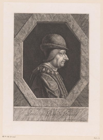 Ritratto di Luigi XI, re di Francia da Jean Morin