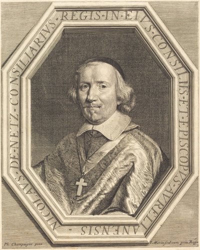 Nicolas de Netz da Jean Morin after Philippe de Champaigne
