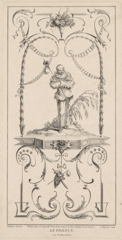 Le Frileux, arabesco da Jean Moyreau