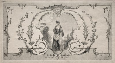Il favorito di Flora, arabesco da Jean Moyreau