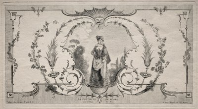 Il favorito di Flora, arabesco da Jean Moyreau