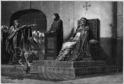 Papa Formoso e Stefano VII. Il Concilio Cadaverico, 897: il cadavere di Papa Formoso (papa dal 891 al 896), vestito con i suoi abiti pontificali, comparve davanti a un