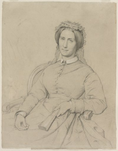 Madame Hippolyte Flandrin Aimée Ancelot, 1869 da Jean Paul Flandrin