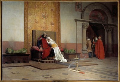 Scomunica di Roberto II il Pio nel 998 da Jean Paul Laurens