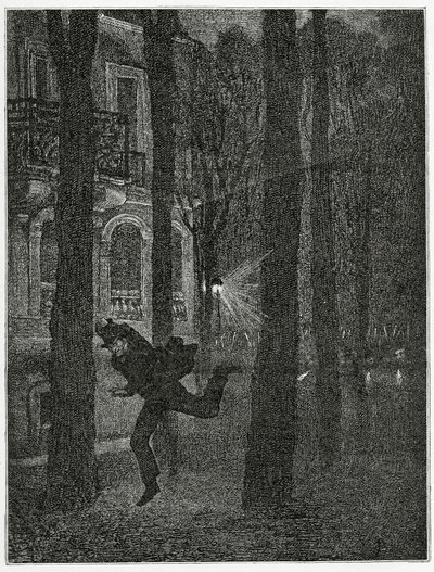 Prigioniero in fuga - illustrazione da Histoire d’un crime, XIX secolo da Jean Paul Laurens