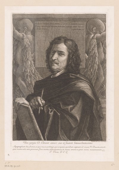 Ritratto di Nicolas Poussin da Jean Pesne