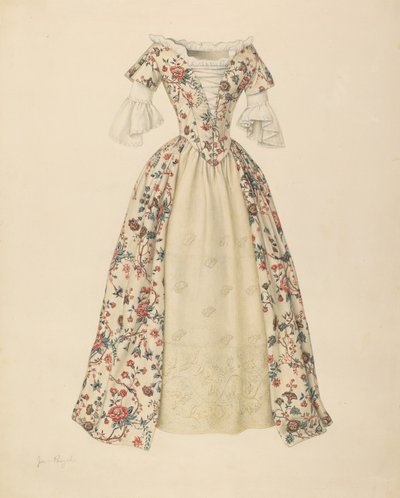 Vestito con Sottogonna Trapuntata da Jean Peszel