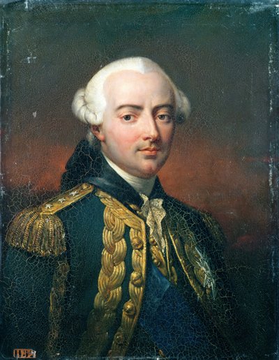 Ritratto di Charles Henri (1729-94) Conte di Estaing da Jean Pierre Franque