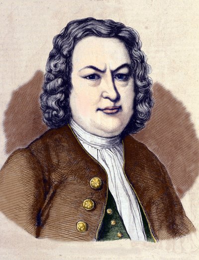 Ritratto di Johann Sebastian Bach da Jean Pierre Laurens